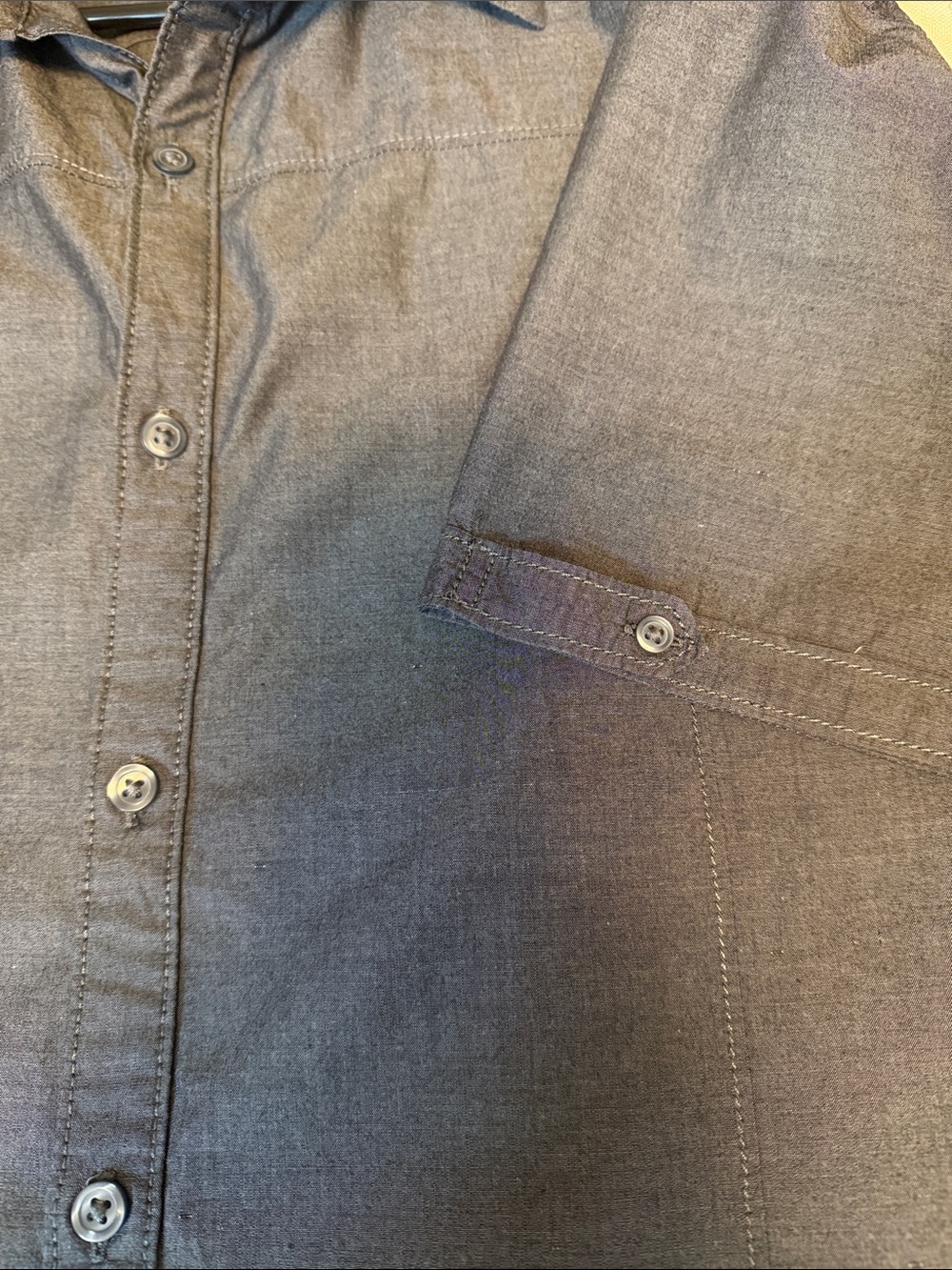 Marc Anthony Men's Size Large Slim Fit Short-Sleeve Button-Down Cotton Shirt - Picture 7 of 8